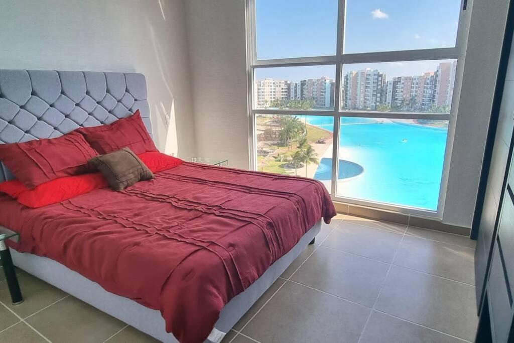 Departamento Con Laguna Artificial Cancún Buitenkant foto