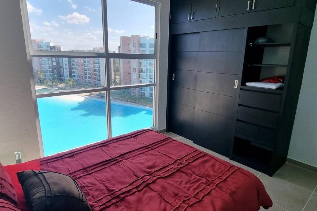 Departamento Con Laguna Artificial Cancún Buitenkant foto