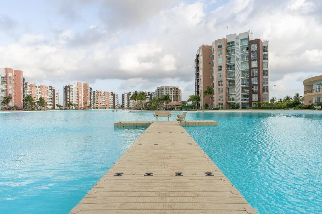 Departamento Con Laguna Artificial Cancún Buitenkant foto